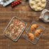 Baking Sheet with Rack, Zacfton Stainless Steel Cookie Sheet with Cooling Rack, Eighth Sheet Pan 9” x 7” x 1”