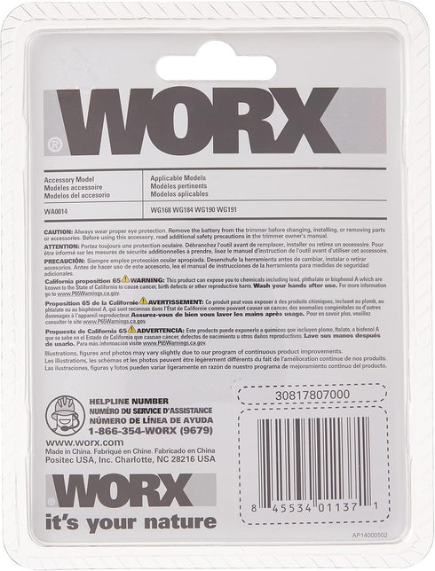 WORX WA0014 Spool & Line for WG168, WG190, WG191 & WG184 String Trimmers