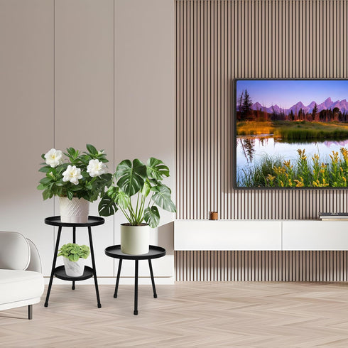 Metal Plant Stand, Plant Stand Indoor Outdoor, Metal Rustproof Flowers, Urban and Rustic Outdoor Plants Stands, Flower