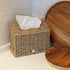 Seagrass Hand Towels Box Cover for Kleenex Disposable Paper Hand Towels, Handwoven Towel Holder, Wicker Tissue Box