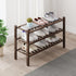 ZHUTIANXIA Bamboo Shoe Rack Organizer for Closet and Entryway - Space-Saving Narrow Shoe