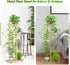 Facofaco 5 6 Tier Potted Gold Plant Stand Indoor Outdoor with Gardening Tools and Gloves, Upgraded Corner Metal Plant