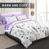 Set 5 Sets Pamnest Comforter Twin Size, Botanical Flower Dragonfly Pcs Bedding for Kids and Adults, Herb Plant