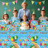 Set Summer 24 Goodbye School Hello Pool Tableware for Kids Class End of Schools Year Theme Supplies School's Out Plates