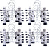 20pcs Adjustable Shoe Rack Pet Baby Pants Folder Multi Functional Travel Portable