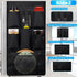 70.9" 15", 13 Mini Fridge Storage Organizer Dorm - x Over Fridge Shelf with Paper Towel Roller, Refrigerator Caddy