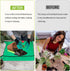 WNJ 2 PCS Waterproof Plant Repotting Mat, Foldable Indoor Potting Mats, 12 PCS Succulent Tool Set, Square Garden Tray,