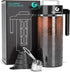 Coffee Gator Cold Brew Coffee Maker, 47 oz Iced Tea & Cold Brew Pitcher with Glass Carafe & Filter
