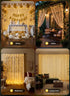 300 9.8 8 Brightown LED Curtain Lights, FT Plug in Fairy Lights for Bedroom, Lighting Modes, Christmas String Lights
