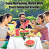 Premium 3 in 1 Watermelon Cutter Slicer Tool - Foldable Stainless Steel Fruit Cutter for Kitchen Gadgets