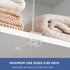 7 Pack Closet HBlife Clear Shelf Dividers, Vertical Purse Organizer for Perfect for Sweater, Shirts, Handbags