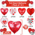 KatchOn Big Teddy Bear Balloons Set, 40 Inch, Pack of 13, I Love You Balloons for Engagement