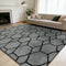 6x9 Fluffy Area Rugs for Living Room,Shag Area Rug for Bedroom,Geometric Soft