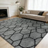 6x9 Fluffy Area Rugs for Living Room,Shag Area Rug for Bedroom,Geometric Soft