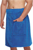 Arus Men's Organic Turkish Cotton Bathrobe - Adjustable Closure