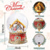 Christmas Snow Globe Christmas Nativity Sence Color Changing Lighted Musical Water Globe Nativity Sence Decor Battery