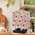 Coffee Printed Coffee Maker Cover with Top Handle, Large Dustproof Washable Protective Cover for Kitchen Bar, Home