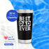 SassyCups Best Dad Ever Tumbler, 20 oz Insulated Travel Coffee Mug, Cool Gifts for Dad, Fathers Day Coffee Cup