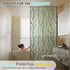 DKTIE Window Film Privacy - Decorative Stained Glass Clings with Installation Tools, Static Cling for Home (Dark Green,