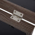 AEVETE 5x7 Double Picture Frames Hinged Wood Folding Frames for Vertically Display, Gray