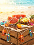 8.5Ft 10 Summer Multicolor Beach Flip Flop String Lights, Beach Themed Outdoor Party Lights with Multicolor Slipper