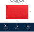 Nautica 100% Cotton Kitchen Towels Set of 3, 18" X 28", Super Absorbent Red Plaid Dish Towels for Kitchen