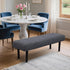MRGSDL Stretch Bench Seat Cover, Reusable Slipcover for Dining Room & Bedroom, Removable Washable Rectangular Bench
