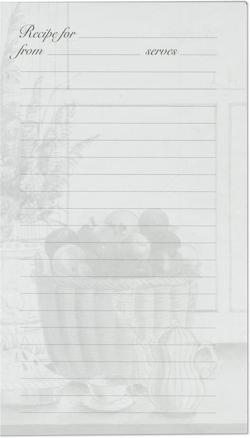 Meadowsweet Kitchens Lined Recipe Page Refill Pack for Treasured Family Recipes Organizer