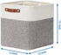 Temary 12 Inch Storage Baskets, Foldable Fabric Storage Cubes 4PCs for Organizing Clothes and Towels