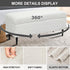 43) Eco-Ancheng Storage Ottoman Cover Rectangle Ottoman Slipcover Folding Storage Bench Cover Footrest Stool Slipcover