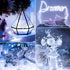 6 Pack 7ft 20 Minetom Fairy Lights Battery Operated String Lights - LED Waterproof Silver Wire Firefly Lights