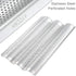 Stainless Steel French Baguette Bread Pan, Perforated Loaf Pans for Baking 15"x10", 3 Waves Toaster Oven Baking Tray (1 Pack) by AYCCNH