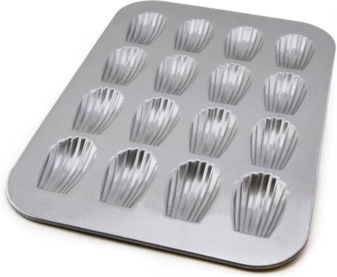 USA Pan Bakeware Madeleine Pan, 16-Well Aluminized Steel