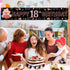 Pimvimcim 18th Birthday Decorations for Girls - Happy 18th Birthday Banner in Rose Gold and Black, Party Supplies