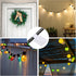 80 Pcs Adhesive Christmas String Lights Strap Holders, Outdoor Hanging Christmas Lights Cable Ties, Hook and Loop Cable