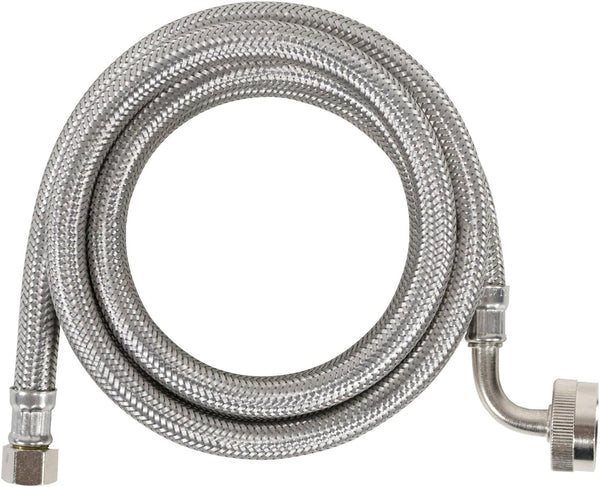 Certified Appliance Accessories Dishwasher Hose, 90 Degree FGH Elbow, Water Supply Line, 6 Feet