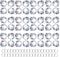 HDCRYSTALGIFTS 48pcs Clear Crystal Ball Prism 20mm Chandeliers Prism Sun Shine Catcher