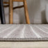 3x5, (SCN102D-3) JONATHAN Y Aarhus High-Low Striped Indoor/Outdoor Area Rug Gray/Ivory, Minimalist Geometric, Classic