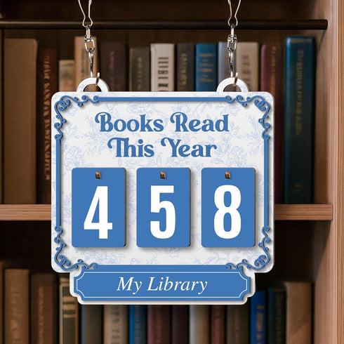 Counter, Counter Books Read This Year Book Sign for Reading Challenge, Books Read Tracker, Bookish Gifts for Book