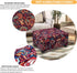 Ottoman Cover Rectangle Printed,Stretch Footstool Slipcover with Elastic Bottom,Soft Fabric Protector for Rectangular