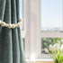 2 Color,2) OCIOLI Pieces of Wood Bead Curtain Tieback Boho Curtain Tiebacks Curtain Holdbacks for Wall Curtain Ties