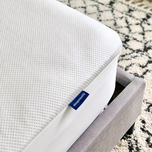 Twin Size Luxury Tencel Mattress Protector, 100% Waterproof, Ultra Soft & Naturally Cooling, Deep Pocket Cover Up to 18"