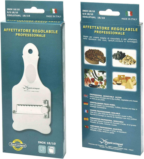 Eppicotispai Stainless Steel Truffle Slicer and Chocolate Shaver