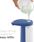 Touchless Soap Dispenser, Battery Operated Automatic Hand Sanitizer with Motion Sensor, Easy Clean