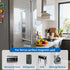 Magnetic Paper Towel Holder - No Drill, Paper Towel Roll Holder Magnet Towel Rack Wall Mount Fridge Organizer