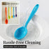 5PCS Silicone Serving Spoons Set, Vituer Heat Resistant Kitchen Spoons for Cooking, Mixing, Stirring, Dishwasher Safe