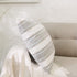 Stripe Soft Linen Pillow Cases, Decorative Throw Cushion Cover with Hidden Zipper - 20" x 20"