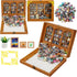 Anxiety Bookshelf 300 Mini Books, Portable Bookshelf for Stress Relief, Miniature Decorative