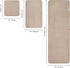 60 30 Set, 6 POLYTE Oversize, x in., Quick Dry Lint Free Microfiber Bath Towel Piece (Beige)