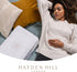 Hayden Hill Luxury Organic Cotton Sweater Storage Bag - Fits 6 Fine Knit Sweaters, 18 Inch Moth Proof Organizer